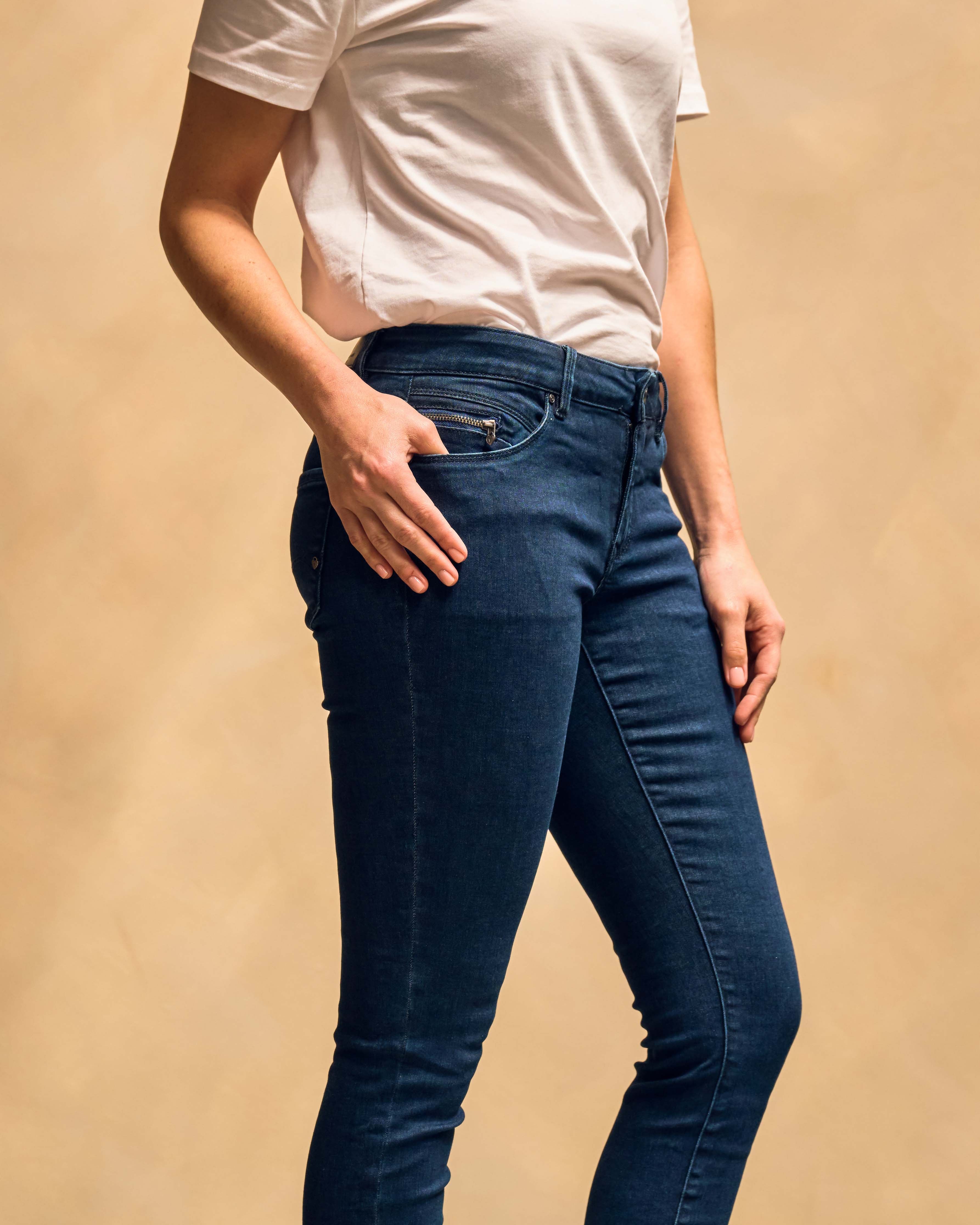 Julie High Rise Super Skinny - Dark Blue